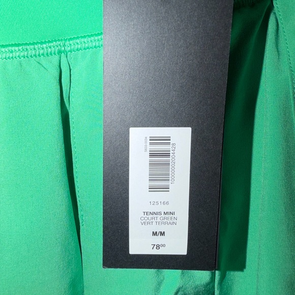 Aritzia Golden Vibrant Green Tennis Mini Skirt - Picture 5 of 7